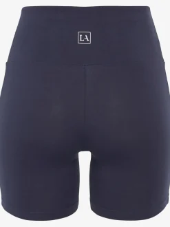 Short de course sportif en coton doux avec logo imprimé à la ceinture