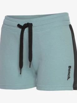 Short de détente sportif avec rayures latérales et ceinture à coulisse