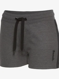 Short de détente sportif avec rayures latérales et ceinture à coulisse