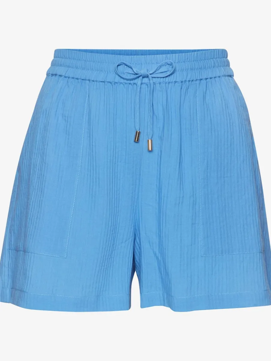 Short de plage avec ceinture élastique et poches latérales