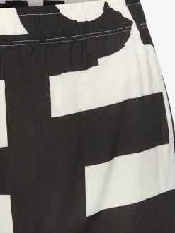 Short de pyjama avec motif abstrait