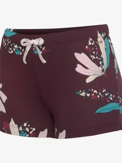 Short de pyjama élégant short de nuit avec motif sur toute la surface
