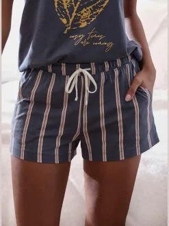 Short de pyjama short avec poches fendues