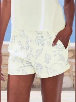 Short de pyjama short tissé ample