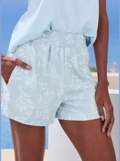 Short de pyjama short tissé ample
