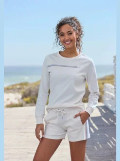 Short doux et confortable avec ceinture élastique et poches pratiques