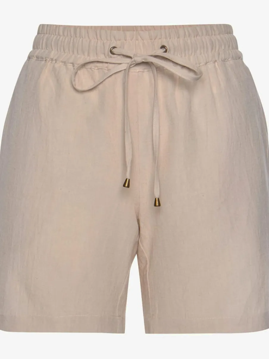 Short d'été léger avec ceinture élastique et poches fendues