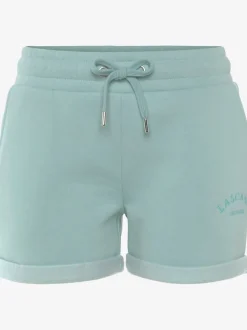 Short en coton molletonné avec poches latérales et ceinture élastique