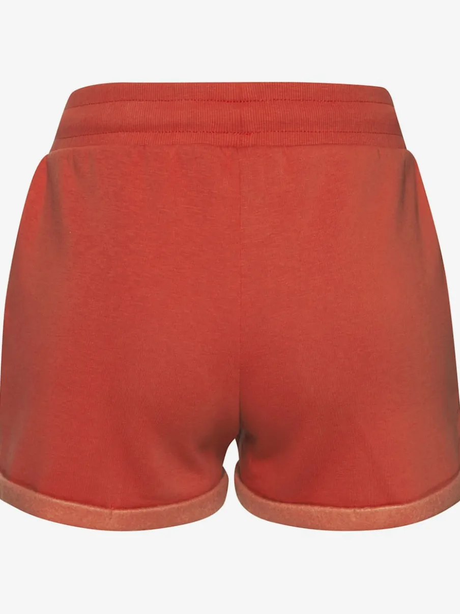 Short en matière sweat avec ceinture à coulisse et poches latérales