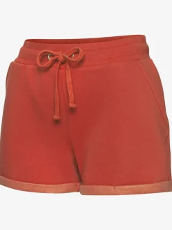 Short en matière sweat avec ceinture à coulisse et poches latérales