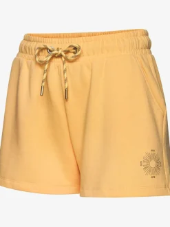 Short en matière sweat avec ruban à coulisse et poches fendues