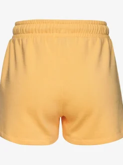Short en matière sweat avec ruban à coulisse et poches fendues