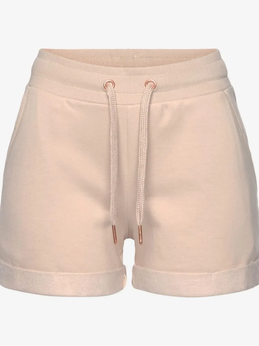 Short Lascana en tissu doux avec ceinture élastique et poches
