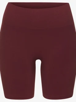 Short sans coutures moulant avec structure côtelée douce