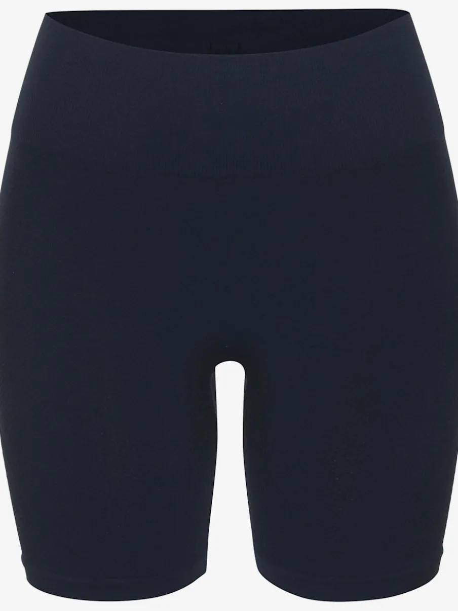Short sans coutures moulant avec structure côtelée douce