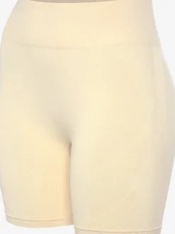 Short sans coutures moulant avec structure côtelée douce