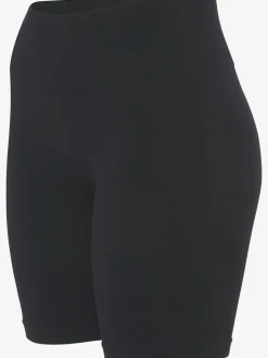 Short sans coutures moulant avec structure côtelée douce
