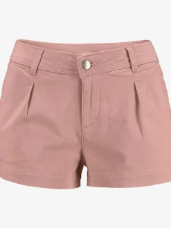Shorts avec pinces en coton avec poches latérales et dos