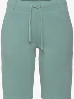Shorts bermuda doux avec lien à nouer et poches latérales