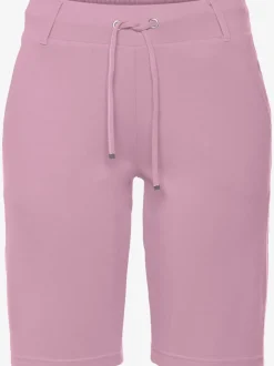 Shorts bermuda doux avec lien à nouer et poches latérales