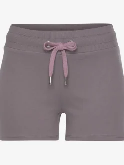 Shorts confortables avec rubans réglables et petites fentes