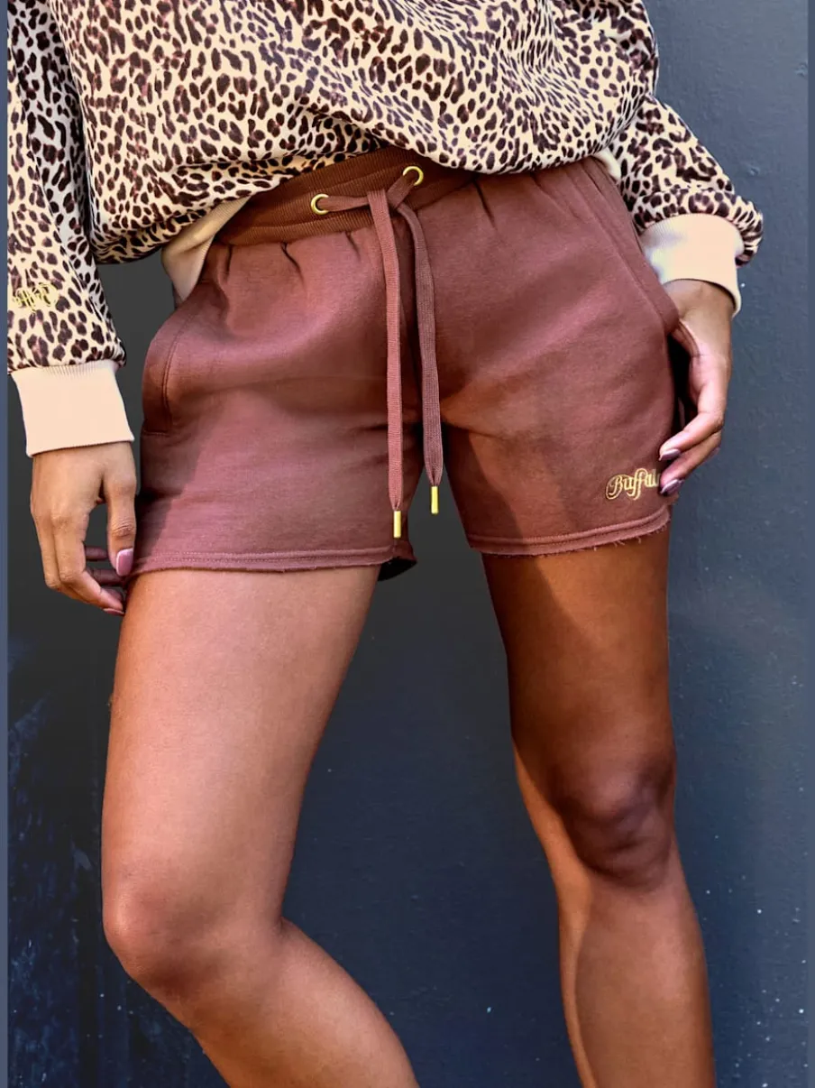 Shorts confortables en matière sweat au design original