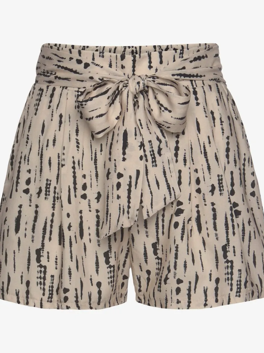 Shorts décontractés à poches fendues en tissu léger