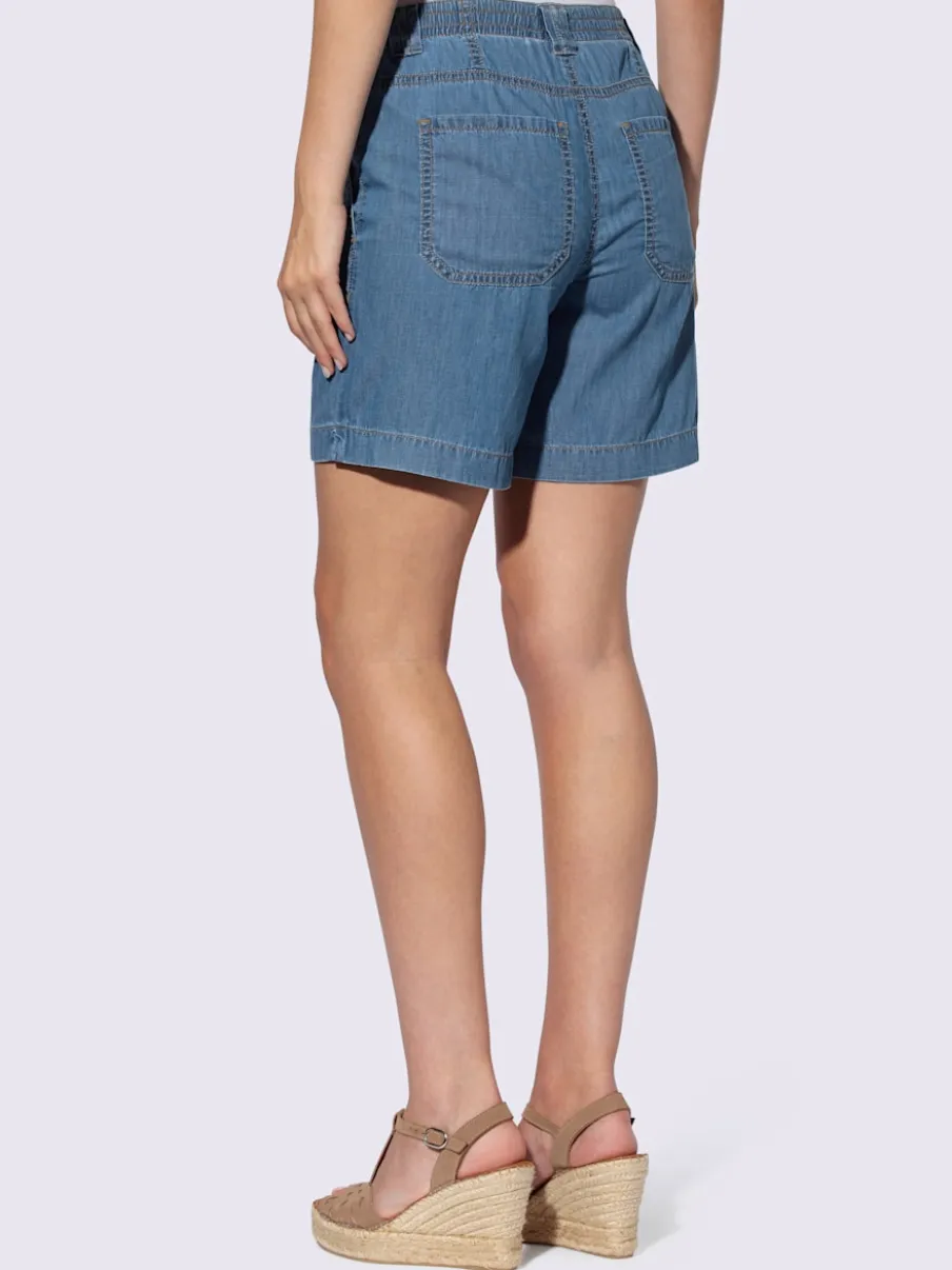Shorts en coton léger avec poches latérales confortables