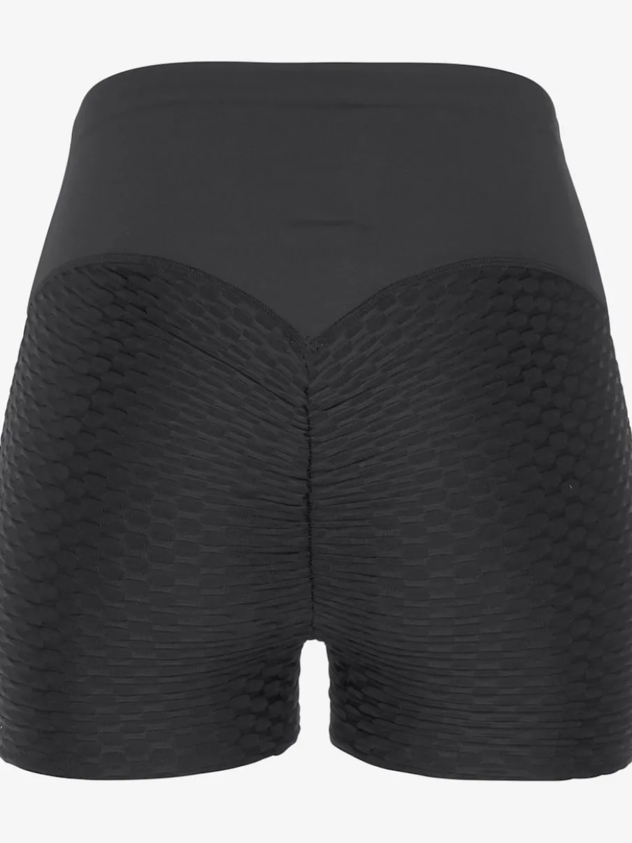 Shorts fonctionnels avec design nid d'abeille et poche intérieure
