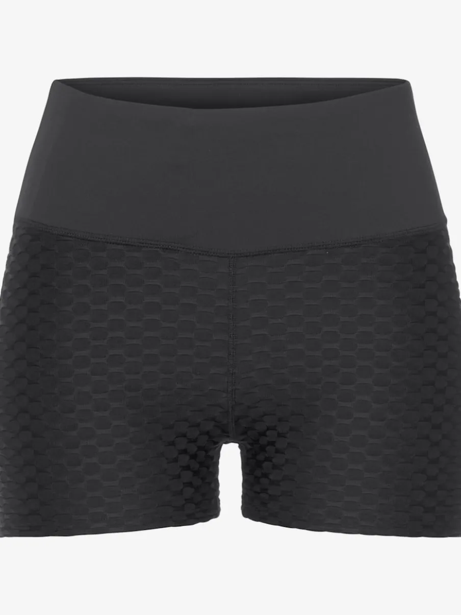 Shorts fonctionnels avec design nid d'abeille et poche intérieure