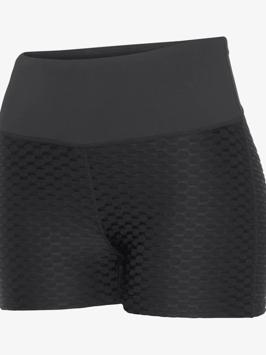 Shorts fonctionnels avec design nid d'abeille et poche intérieure