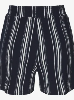 Shorts short décontracté avec bords-côtes smockés extra-larges