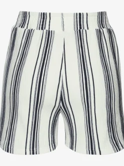 Shorts short décontracté avec bords-côtes smockés extra-larges