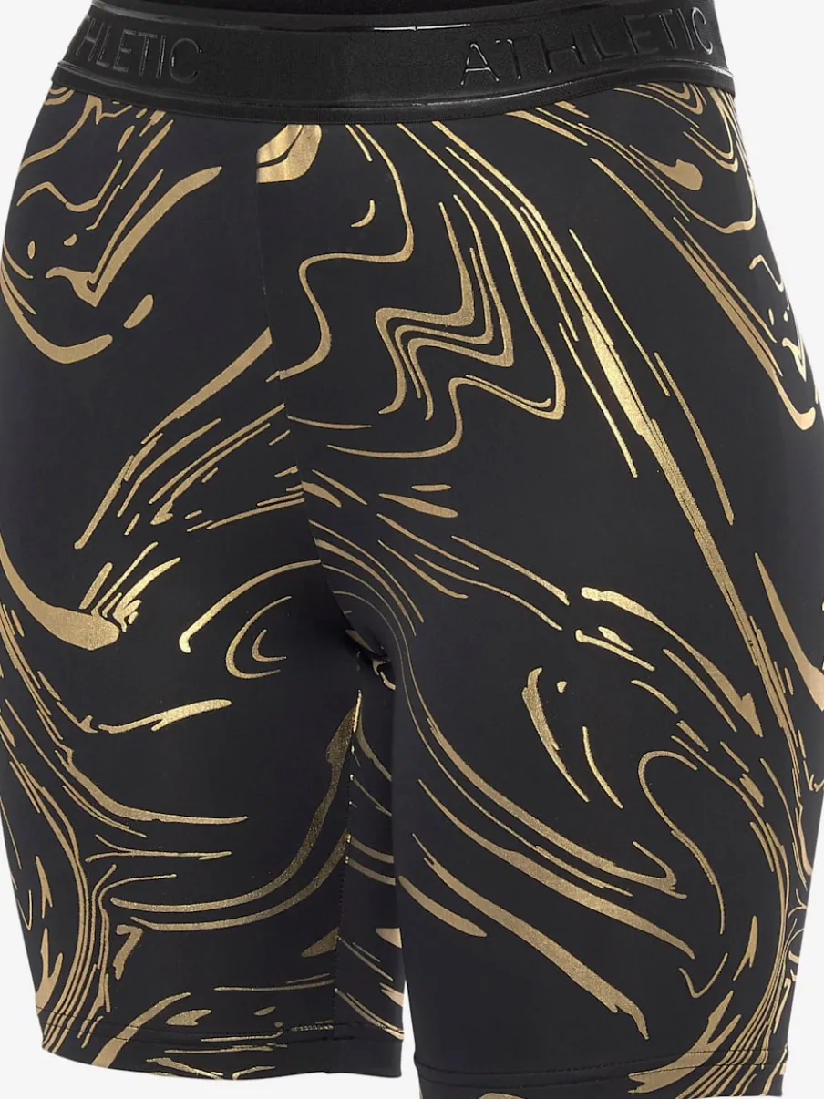 Shorts techniques au motif abstrait élastiques et respirants