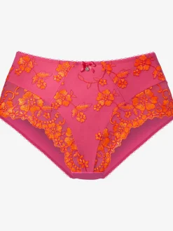 Slip avec dentelle brodée