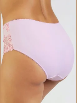 Slip avec dentelle brodée