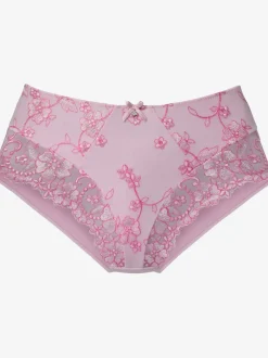 Slip avec dentelle brodée