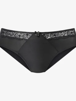 Slip confortable avec élégant empiècement dentelle