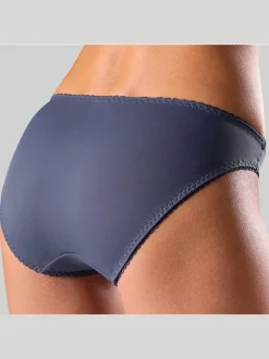 Slip confortable, petit empiècement en dentelle à la ceinture