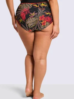 Slip de bain ceinture haute