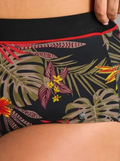 Slip de bain ceinture haute