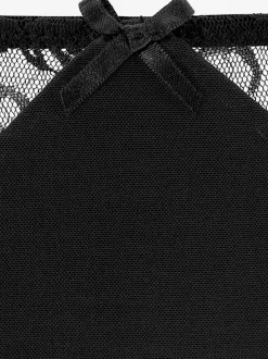 Slip dentelle jacquard