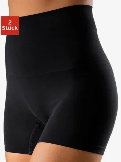 Slip gainant lot pratique de 2 panties gainants unis