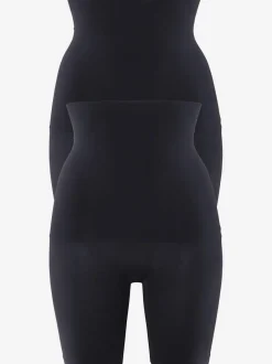 Slip gainant lot pratique de 2 panties gainants unis
