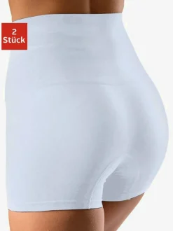 Slip gainant lot pratique de 2 panties gainants unis