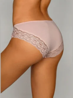 Slips jazz joli et large dégradé de dentelle des côtés vers l'arrière
