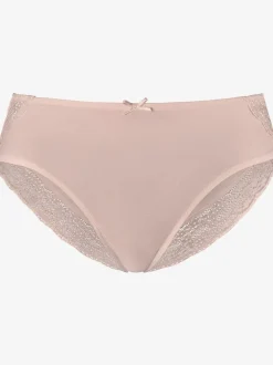 Slips jazz joli et large dégradé de dentelle des côtés vers l'arrière