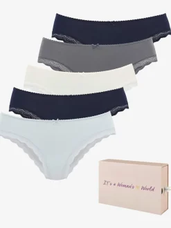 Slips jazz lot de 5 panties lascana