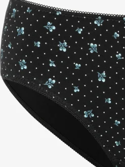 Slips jazz lot de 6 panties petite fleur