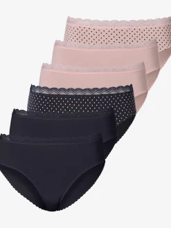 Slips jazz panties avec joli bord en dentelle